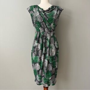 VALERIE BERTINELLI Faux‎ Wrap Cap Sleeve dress / 6